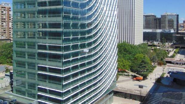 Castellana 77, un bâtiment de 62 m LEED Platinum à Madrid