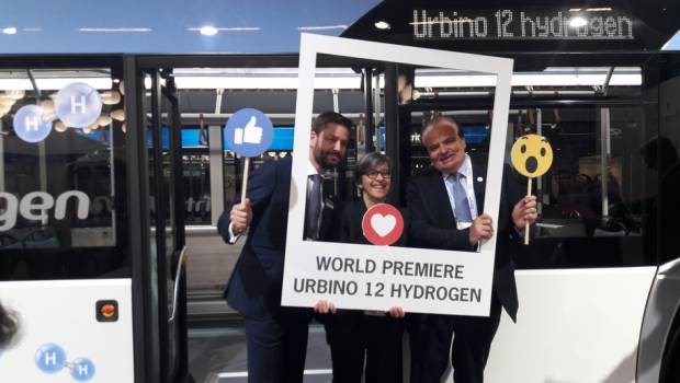 La RATP teste un bus à hydrogène Solaris