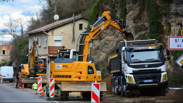 Montagnier TP s'adapte aux chantiers restreints avec Liebherr