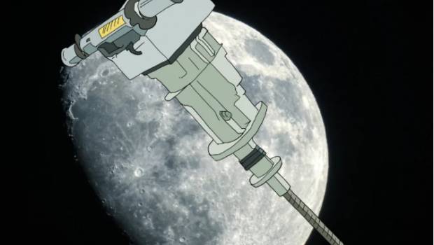 Une foreuse abandonnée sur la Lune par la NASA en 1969