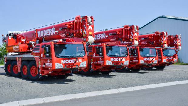 MMETC prend livraison de quatre grues Demag