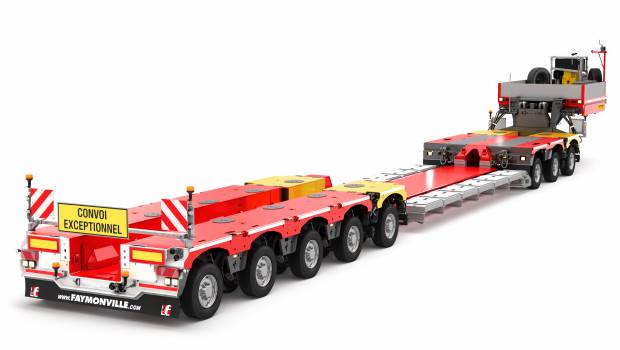 VarioMAX Plus de Faymonville : pour des charges jusqu'à 105 t