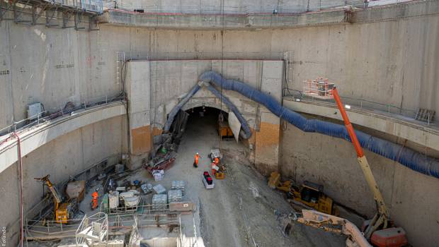Prolongement de la ligne 11 : Baptême de Sophia