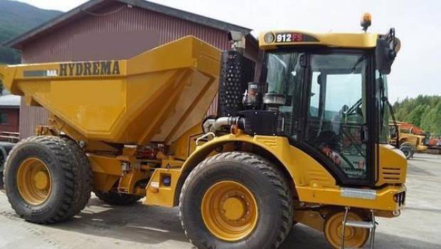 Un tombereau articulé Hydrema 912 FS à Bourg-en-Bresse