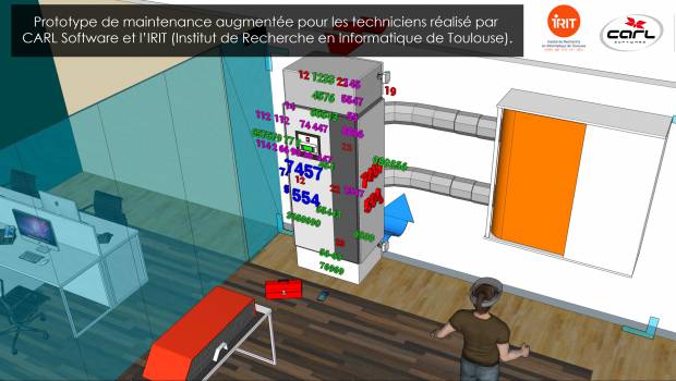 Un casque de réalité augmentée pour les techniciens de maintenance