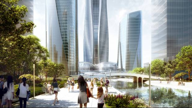 AS+GG concevra le quartier d'affaires de South HeXi Yuzui à Nanjing