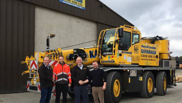 La première Demag AC 45 City d’Irlande est chez Kavanagh Crane Hire
