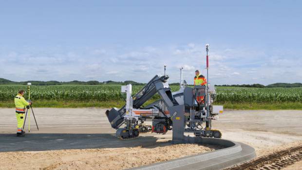 Pose du béton : les avantages du système AutoPilot 2.0 de Wirtgen