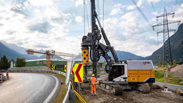 La foreuse électrique de Liebherr prend l’autoroute en Autriche