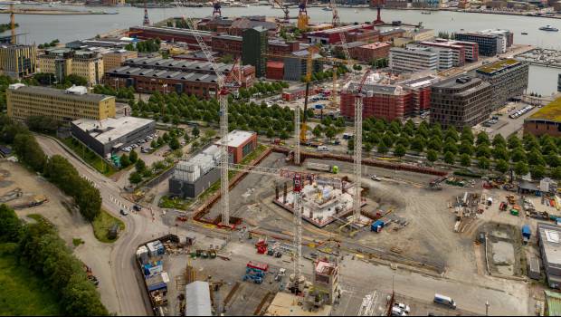 Terex sur un projet de grande hauteur en Suède