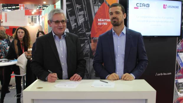 Contrat signé entre Legendre et le Centre d’Essais au Feu du Cerib