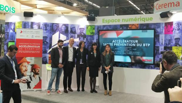 3 start-up intègrent l'accélérateur Santé-Prévention dans le BTP
