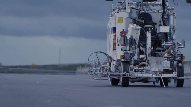 Un véhicule autonome signé Eurovia pour le marquage routier