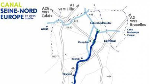 Canal Seine-Nord : les maîtres d’œuvre sont choisis