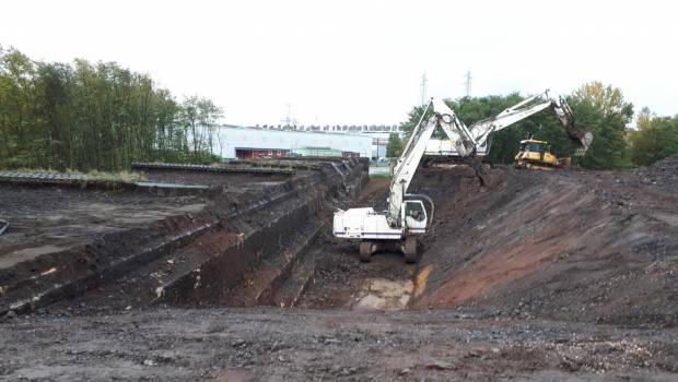 Neuf tabliers déconstruits à l'ancienne gare de triage de Florange