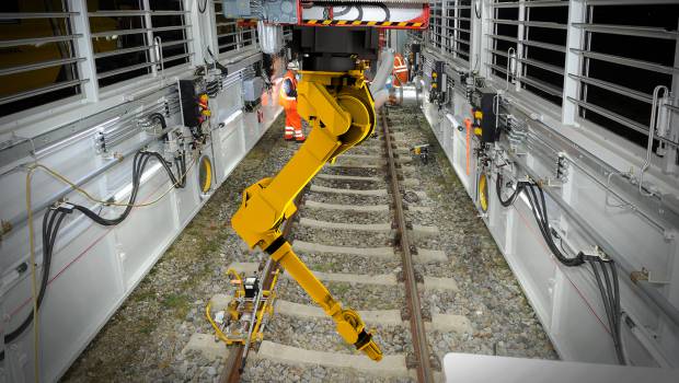 La robotique dans la construction ferroviaire