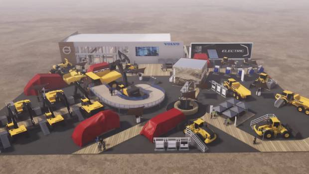 Volvo CE, Trucks, Penta, Terex Trucks et SDLG ensemble à Conexpo