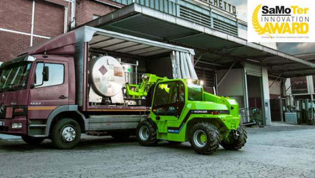 Le télesco électrique de Merlo primé à Samoter