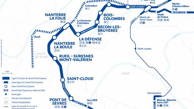 Qui pour réaliser la ligne 15 Ouest de Pont de Sèvres à La Défense ?