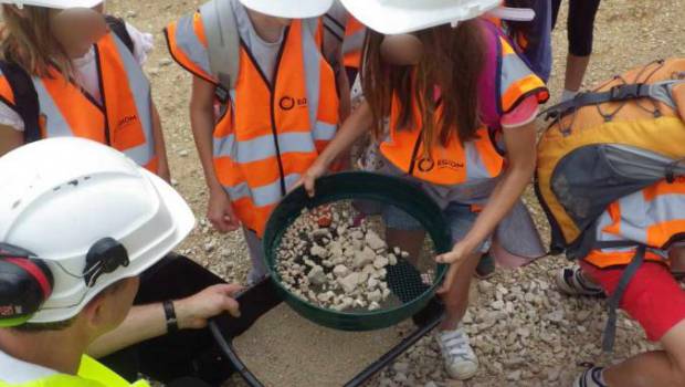 Eqiom Granulats propose de faire découvrir les carrières aux enfants