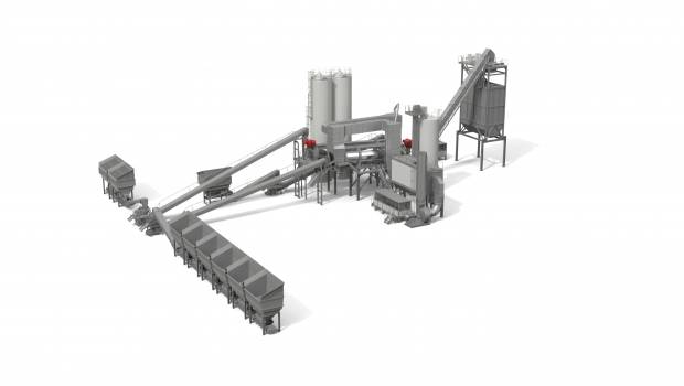 Centrales d'enrobage et compacteurs lourds Ammann à Conexpo