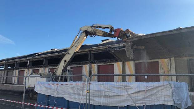 Démolitions en cours au quartier du Hamois à Vitry-le-François (51)