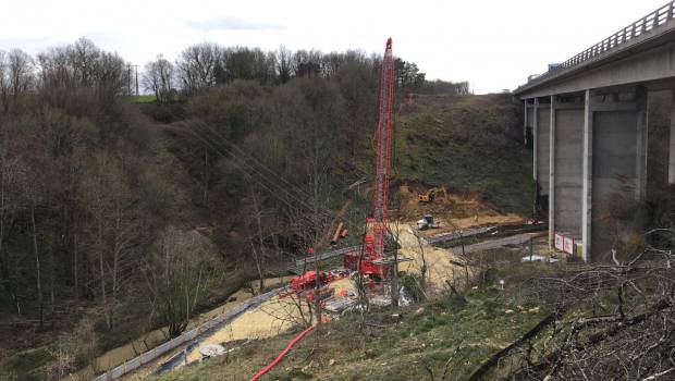 Doublement du viaduc de Courtineau sur l'A10