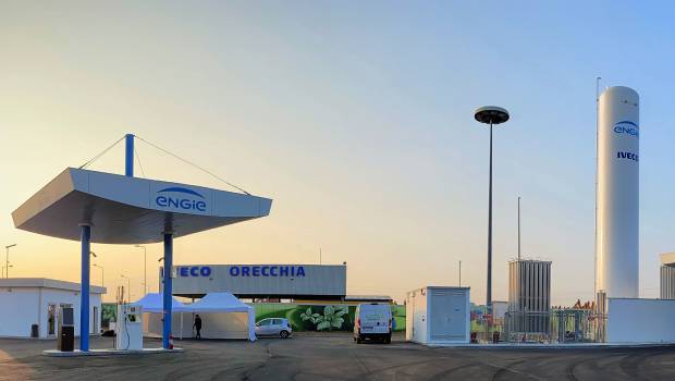 Nouvelle station de ravitaillement en gaz naturel inaugurée par Engie et Iveco