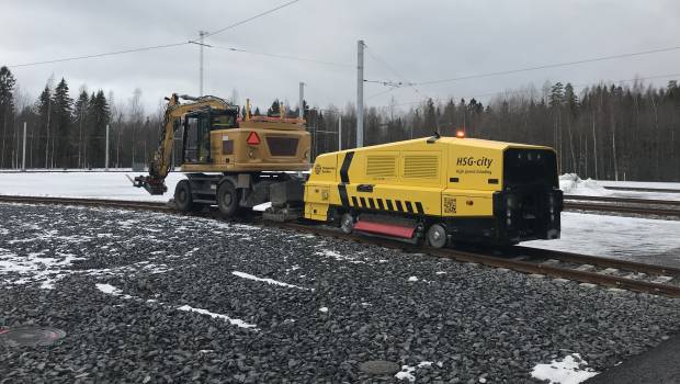 Meulage des rails : la ville de Tampere fait l’acquisition d’une HSG-city