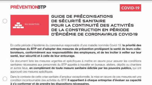 Le guide du BTP enfin publié !