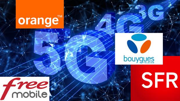5G : Bouygues Telecom, Free Mobile, Orange et SFR qualifiés pour les enchères