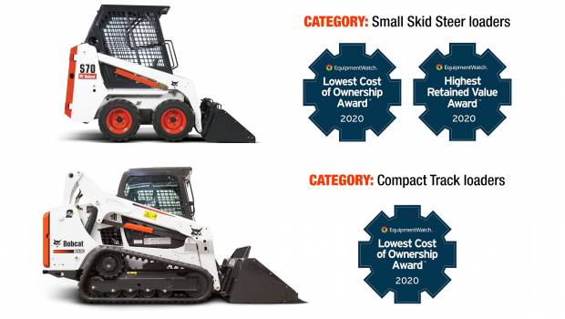 Deux chargeuses Bobcat remportent de nouveau un LCO award