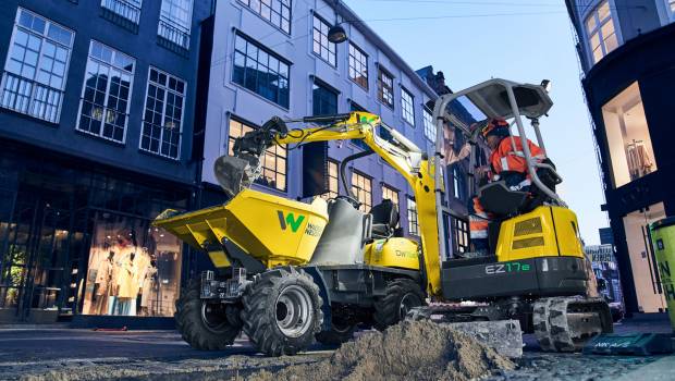 Toute la gamme zéro émission de Wacker Neuson à pied d'oeuvre