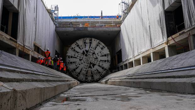 Lyon : le tunnelier du chantier du métro B franchit un nouveau cap
