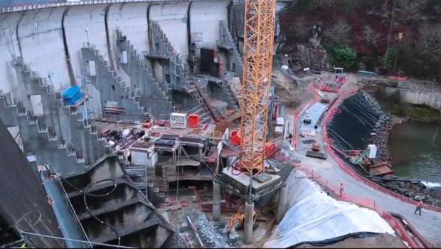 Restructuration achevée pour le barrage de Mervent en Vendée