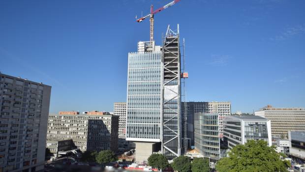 Une extension de métal pour la tour Silex à Lyon