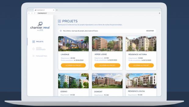 AOS lance une plateforme de  Chantier Privé 