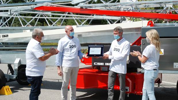 200ème grue Terex Crane pour Abrams Krane