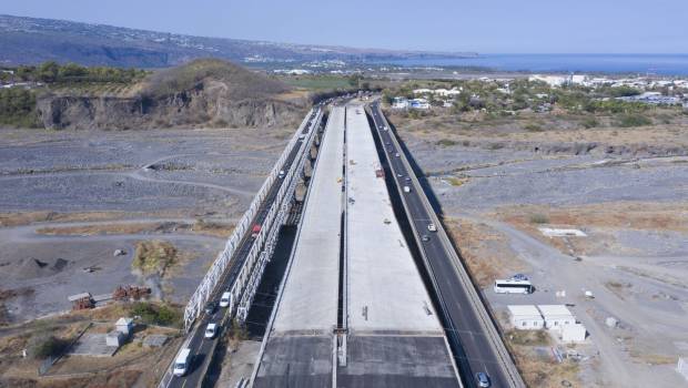 Réunion : un nouveau pont sur la Rivière des Galets