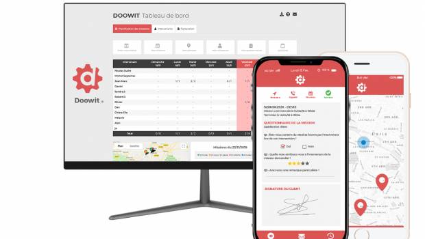 Doowit, une appli mobile destinée au personnel itinérant du BTP