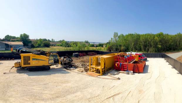 Forage dirigé : 850 ml sous la Dordogne… à moitié prix !