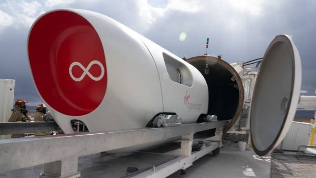 Hyperloop teste son prototype de véhicule autonome Pegasus