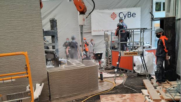 Sphère, un bâtiment imprimé en 3D en Normandie