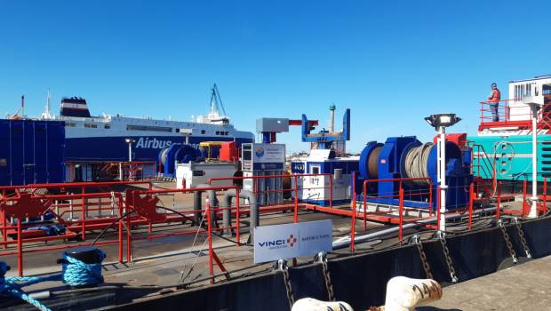 Test d'un groupe électrogène à hydrogène au Havre