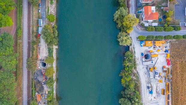 Deux siphons d'eaux usées et une traversée sous l'Oise