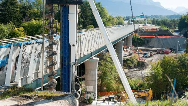 34 pieux pour le nouveau viaduc du Viéran à Metz-Tassy