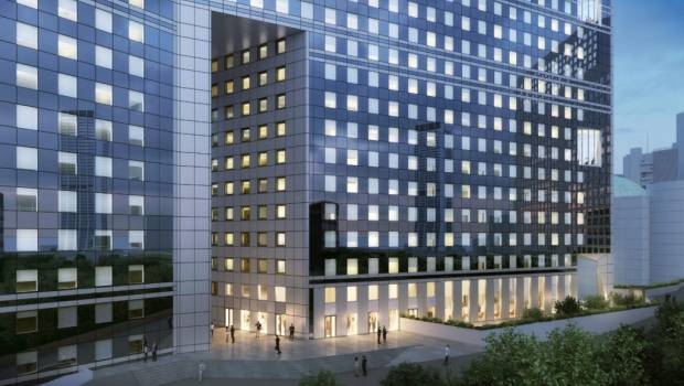 La tour KupkA-A s'élève dans le ciel de Paris La Défense