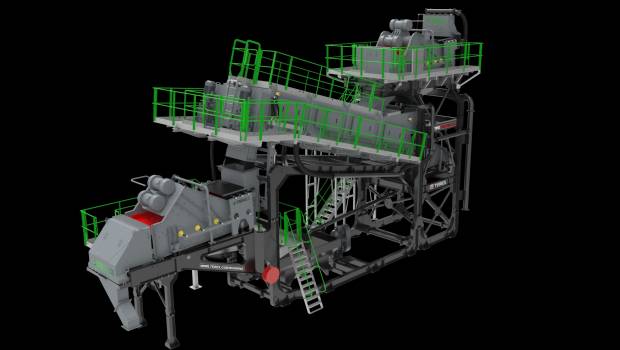 Recyclage des granulats : une installation de lavage intelligente