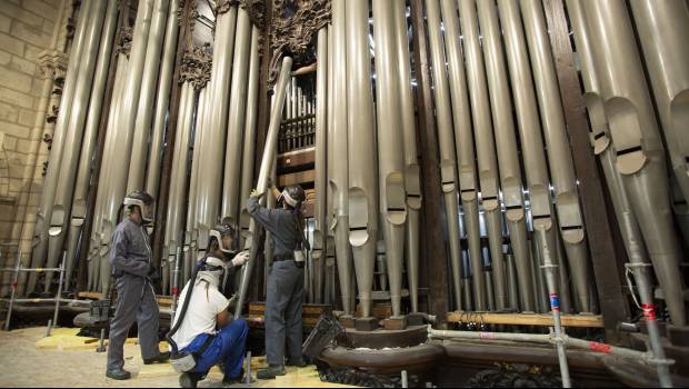Notre-Dame de Paris : le grand orgue a été déposé