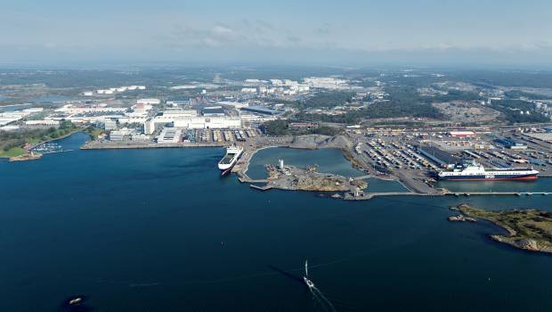 Des déblais de dragage créent un nouveau terminal au port de Göteborg